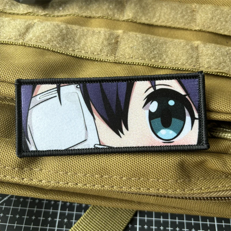 Parche velcro bordado Rikka Takanashi para mochila táctica