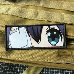 Parche velcro bordado Rikka Takanashi para mochila táctica