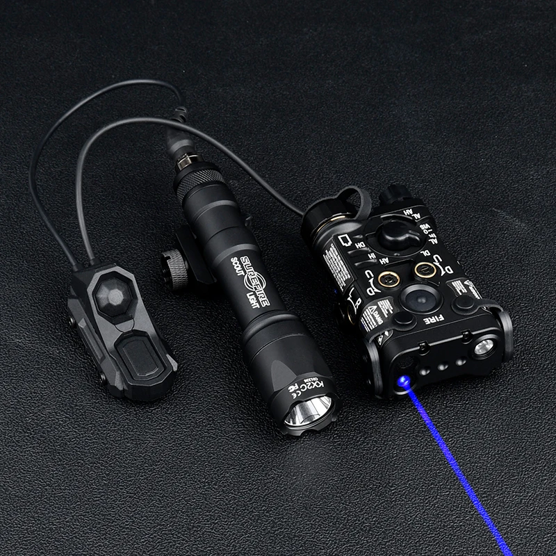 NGAL Metal M600 M300 luz de explorador Metal IR láser AXON juego de interruptor Dual Mlok Keymod 20mm riel picatinny accesorios de caza Airsoft - imagen 4