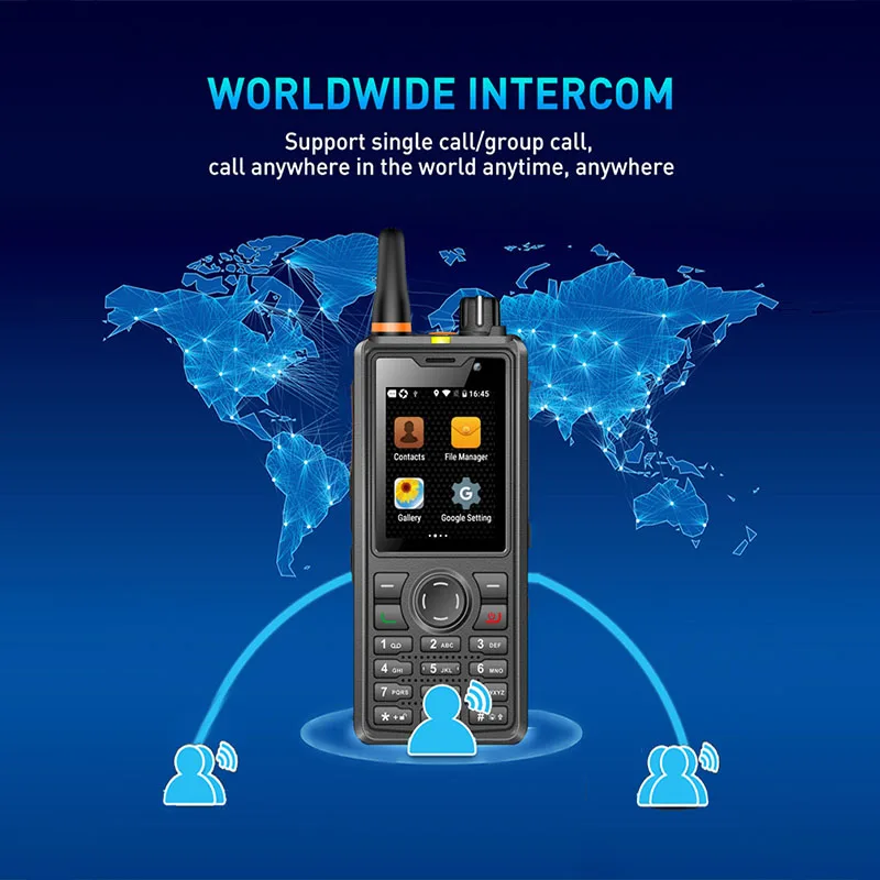 ANYSECU Radio de red 4G T60 WiFi GPS LTE WCDMA GSM POC Radio F41 desbloqueado Compatible con Zello Real-PTT Echolink POCstar - imagen 3