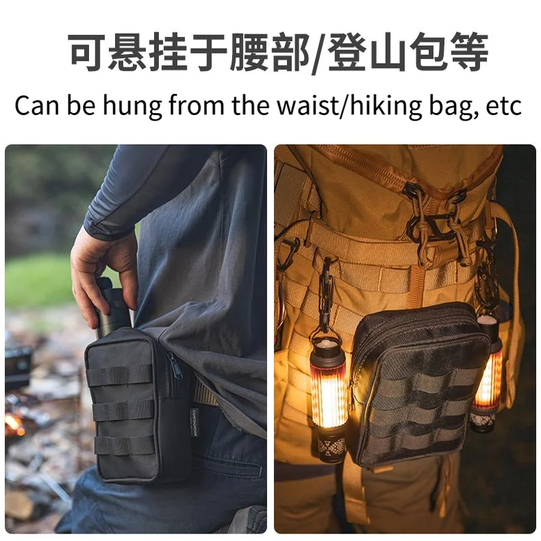 Bolsa táctica portátil de Bk-40, Kit de Camping extendido, almacenamiento, incluye accesorios, riñonera, bolsa colgante Retro - imagen 5