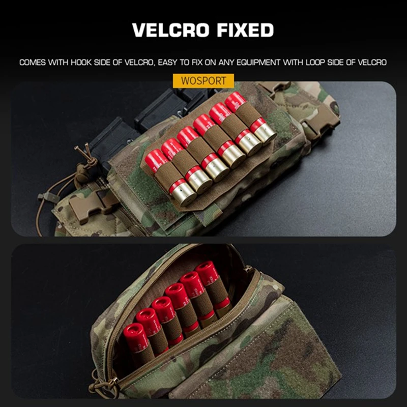 Organizador Modular de inserción de revistas tácticas, Panel de bolsa con gancho trasero, herramientas tácticas, soporte para munición Mags - imagen 3