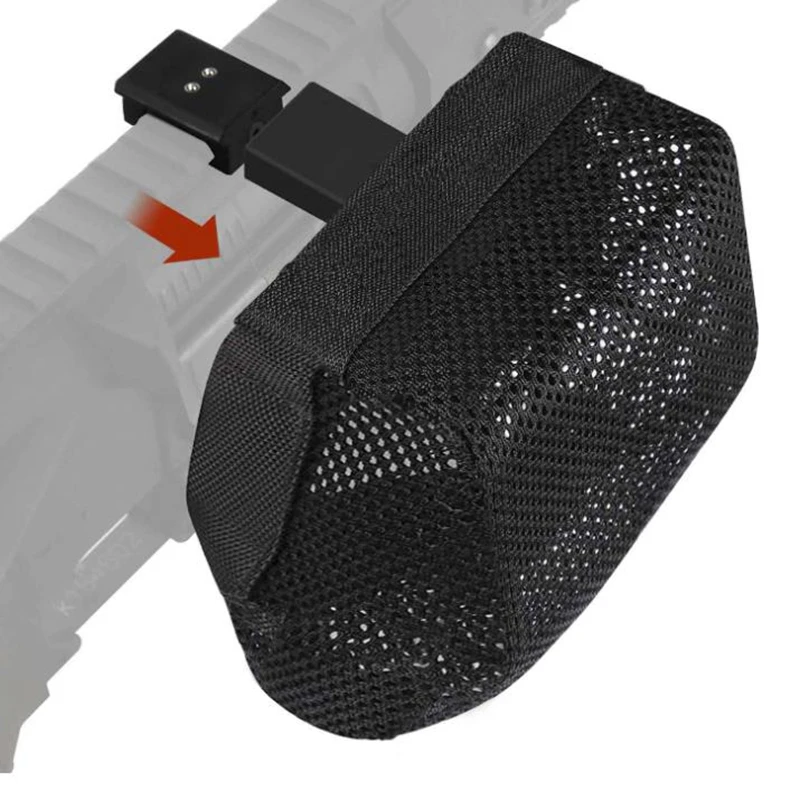 Airsoft receptor de carcasa de latón, liberación rápida, cartuchos de pistola de Rifle M4 AR15, receptor de recuperación, trampa de envoltura de red, paquete de munición de revista cuadrado - imagen 2