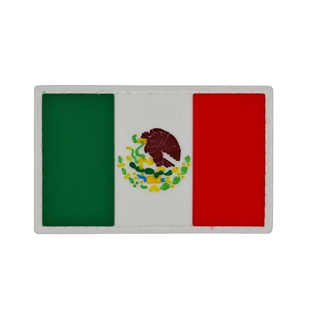 Parche táctico bordado bandera México caqui reflectante IR - imagen 4