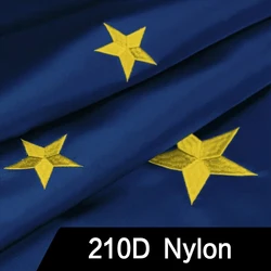FLAGLINK Bandera exterior Unión Europea nailon con estrellas bordadas