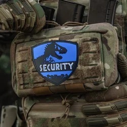Parche PVC 3D de seguridad: insignia táctica para ropa y equipo