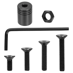 Kit de tornillos giratorios de 7 Uds., Kit adaptador de Base de montaje giratorio de separación rápida, llave de perno de Metal, Base de montaje de perno giratorio, accesorios de caza