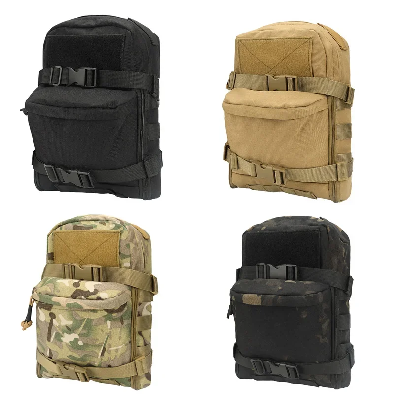 Mini bolsa de hidratación de camuflaje Multicam, mochila táctica para exteriores, portador de vejiga de agua, bolsa con cremallera, bolsa de caza al aire libre, deportes al aire libre - imagen 4