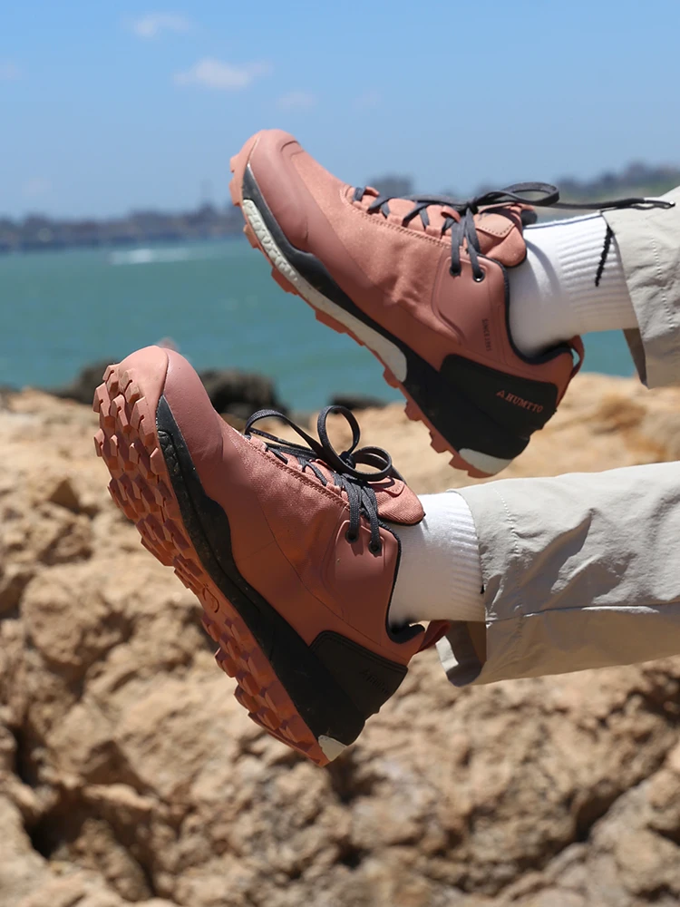 Zapatos de senderismo HUMTTO, zapatillas de trekking para hombre, zapatos informales antideslizantes, botas tácticas ligeras con amortiguación para deportes al aire libre para mujer - imagen 5