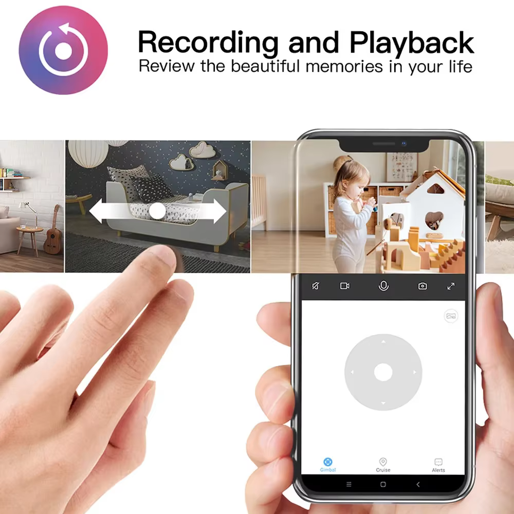 X9 Baby Nanny – Monitor bebé WiFi con cámara HD 1080P y app