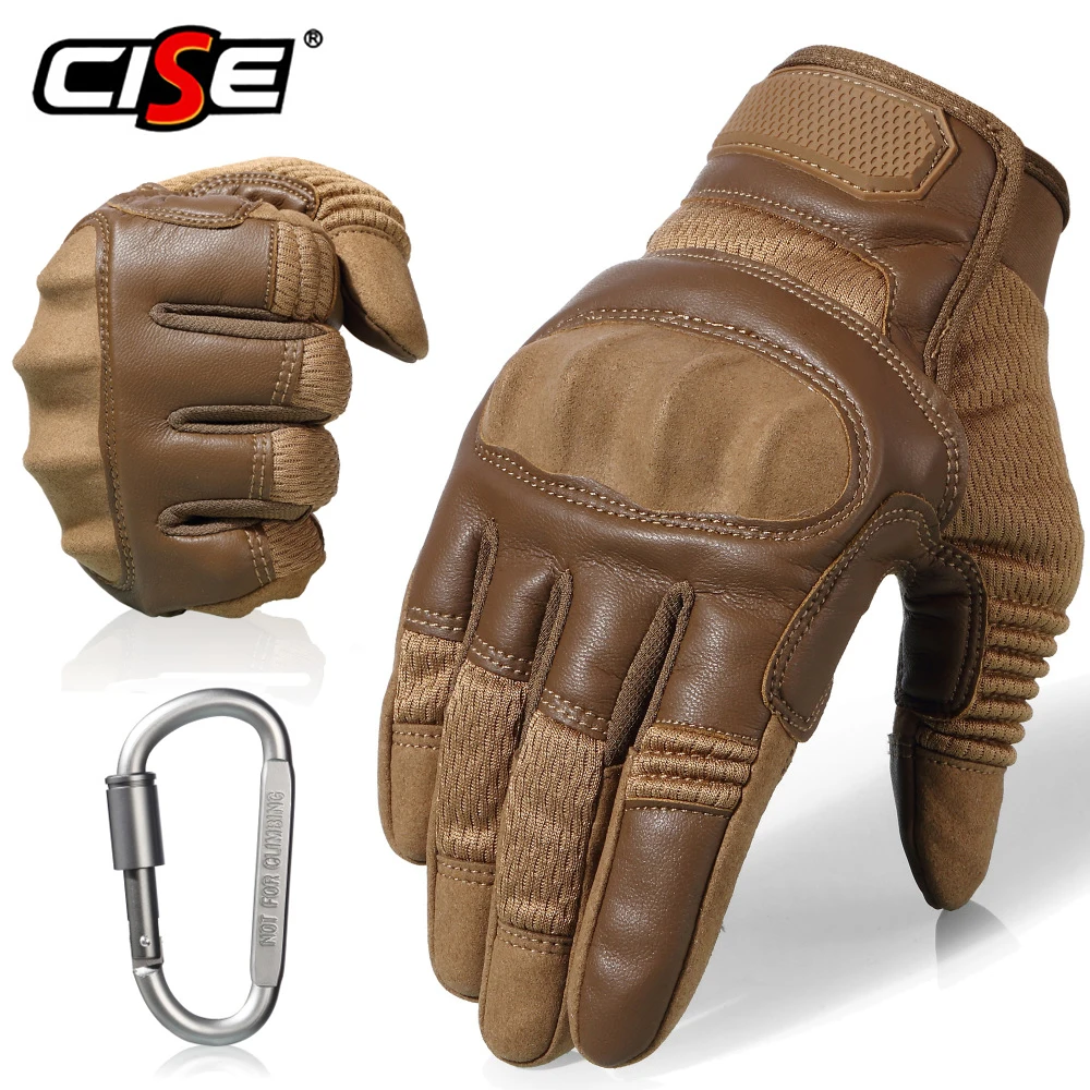 Pantalla táctil de cuero de la PU de la motocicleta guantes dedo completa guantes equipo de protección de pozo de montar en bicicleta Moto Motocross motorbike dainese Enduro mtb ciclismo verano invierno hombre guante - imagen 2