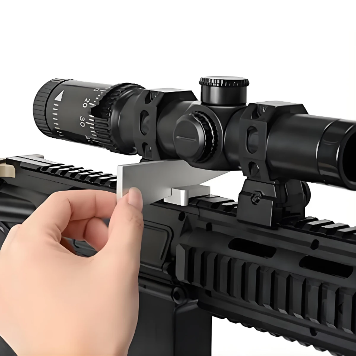 Kit de herramientas combinado de nivelador óptico de Metal, 3 uds., para mira de Rifle, ajuste fino, ajuste de aluminio, miras de nivelación, mantenimiento de fresar de pistola - imagen 3