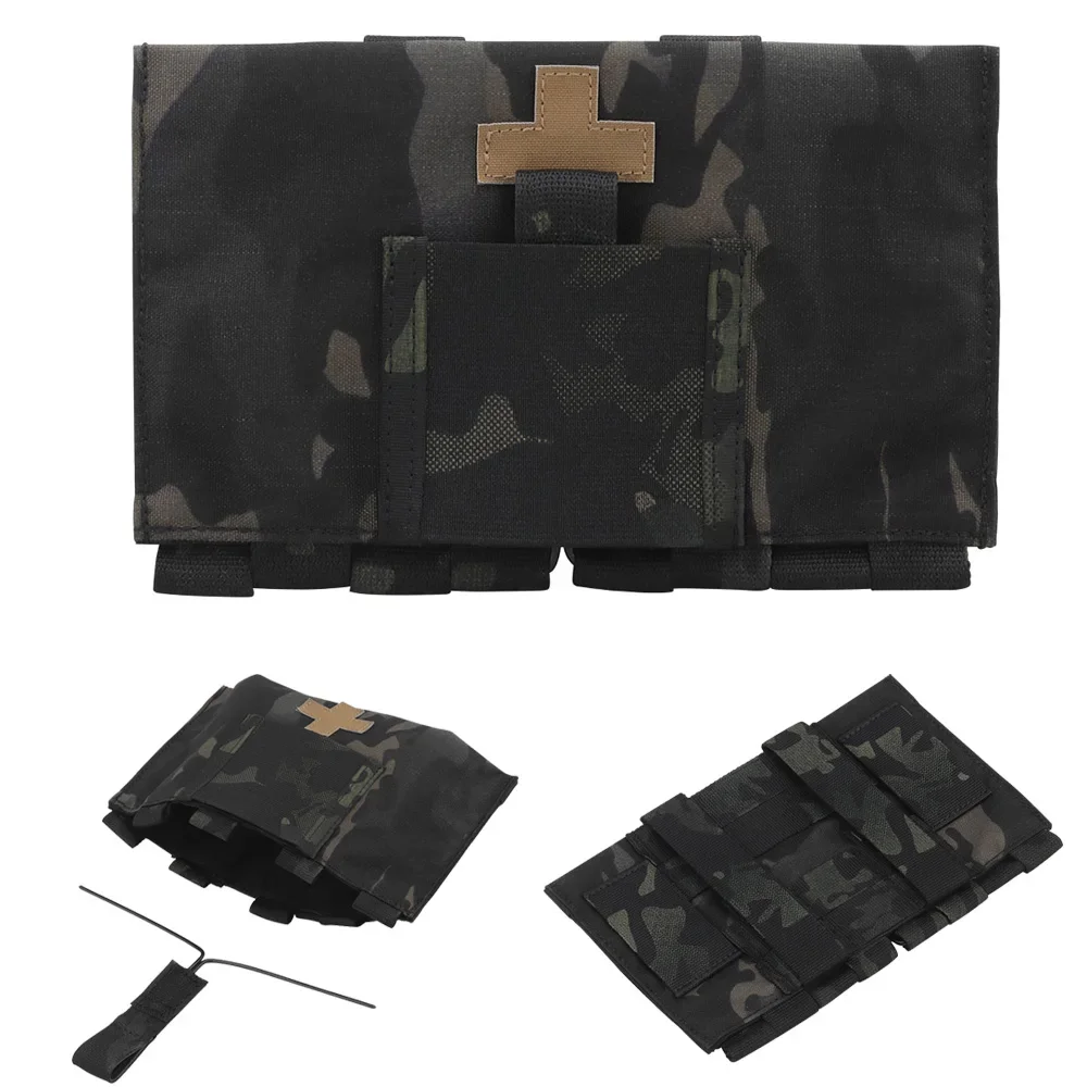 Bolsa táctica para botiquín de primeros auxilios, bolsa médica de liberación rápida, bolsa de supervivencia Molle, bolsa de emergencia para caza y Camping - imagen 2