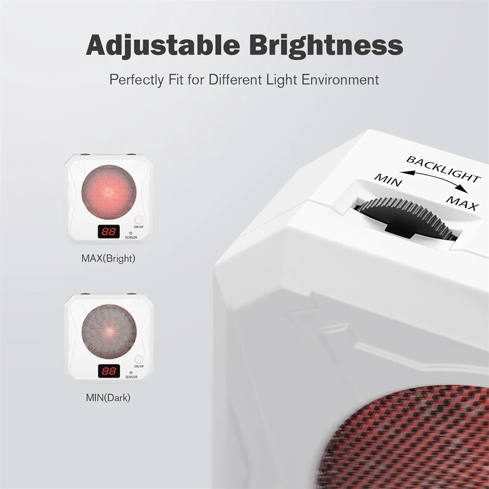 Objetivo de entrenamiento láser de fuego seco, puntuación electrónica, objetivo láser, Kit de entrenamiento láser portátil con bala de entrenamiento láser de 9x19mm - imagen 5