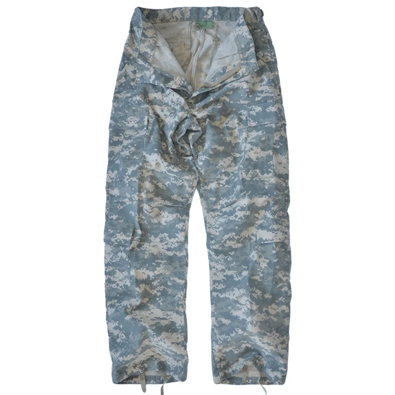 Pantalones de entrenamiento táctico al aire libre, ropa de trabajo de registro, pantalones de camuflaje táctico, pantalones casuales sueltos retro para skate callejero - imagen 5