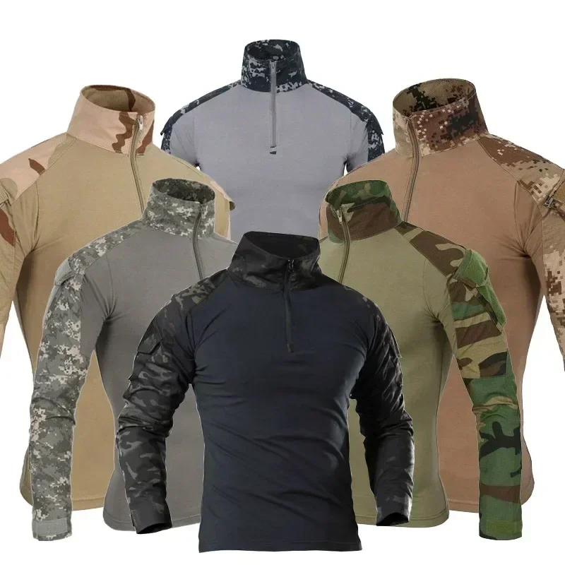 Camuflaje Softair uniforme de combate de EE. UU. 2025 camisa nueva Cargo CP Airsoft Paintball ropa táctica de algodón - imagen 5