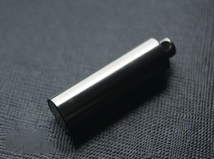 Mini cubo impermeable de aleación de titanio, colgante oculto para exteriores, tarro de dinero - imagen 3