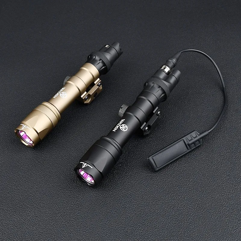 WADSN-luz exploradora táctica M600 M600C IR LED, interruptor de presión instantáneo, pistola de aire, accesorio para arma, compatible con riel Picatinny de 20mm - imagen 5