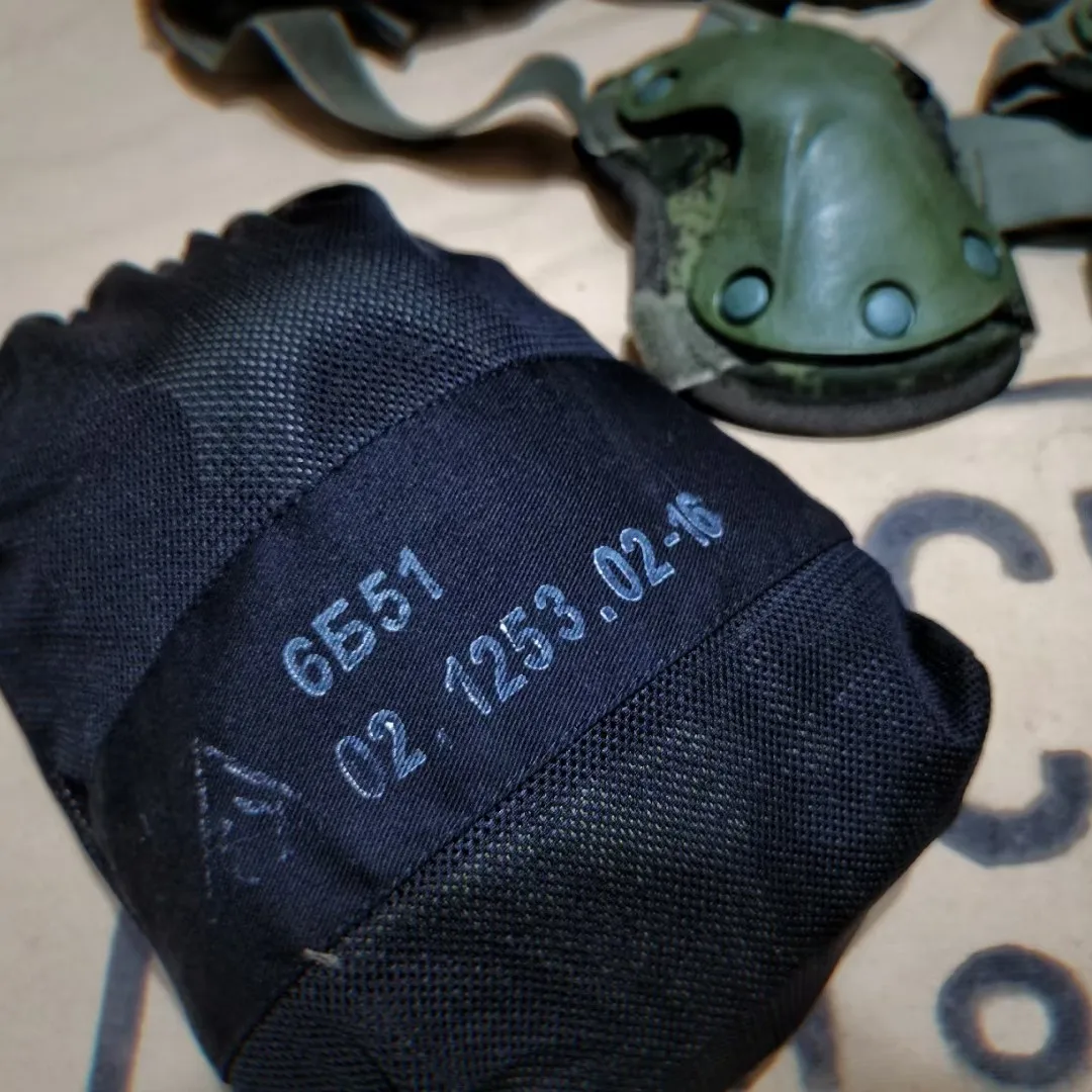 Rodilleras tácticas de las fuerzas armadas rusas 6B51, protectores de rodilla y codo, EMR, pequeño verde - imagen 2