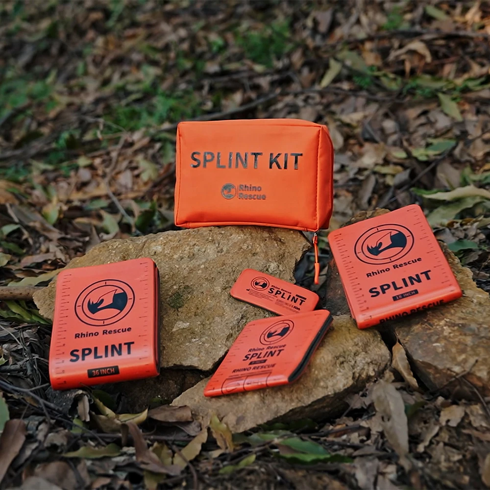 Kit de férula de rescate de rinoceronte, campo táctico médico de primeros auxilios de combate de supervivencia reutilizable - imagen 3