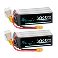 2pcs 22.8V 3000 XT60