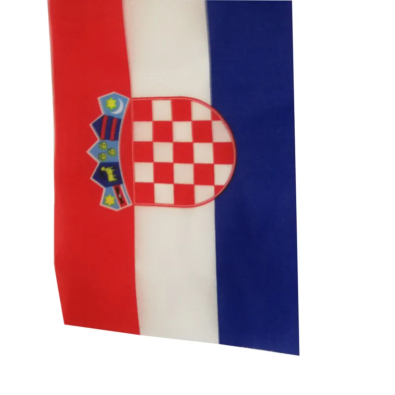 Banderas de Croacia para agitar a mano, 14x21cm, 10 unidades por lote, venta al por mayor - imagen 5