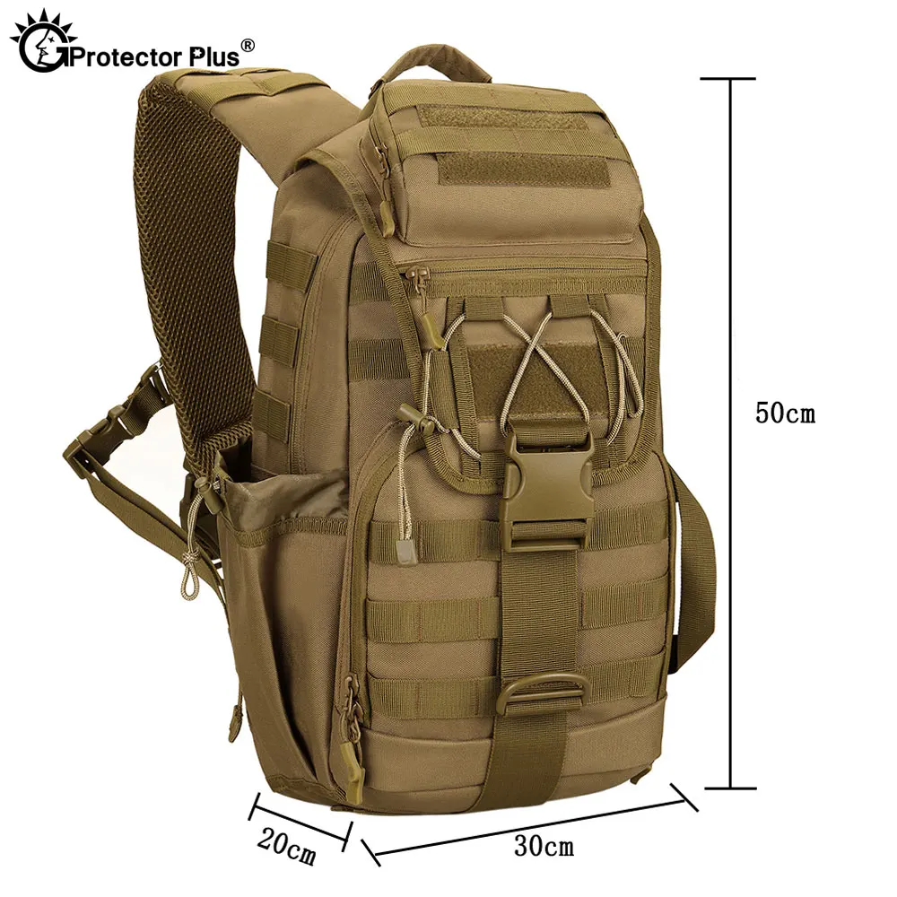 Mochila táctica de 30L para hombre, impermeable, para deportes al aire libre, viajes, gimnasio, senderismo, bolsa para insectos, mochila militar para acampar, caza y supervivencia - imagen 3