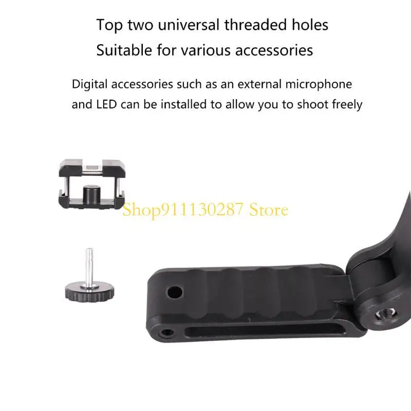 agarre vídeo J1HC con estabilizador en forma U para tomas claras y estables plegable - imagen 5