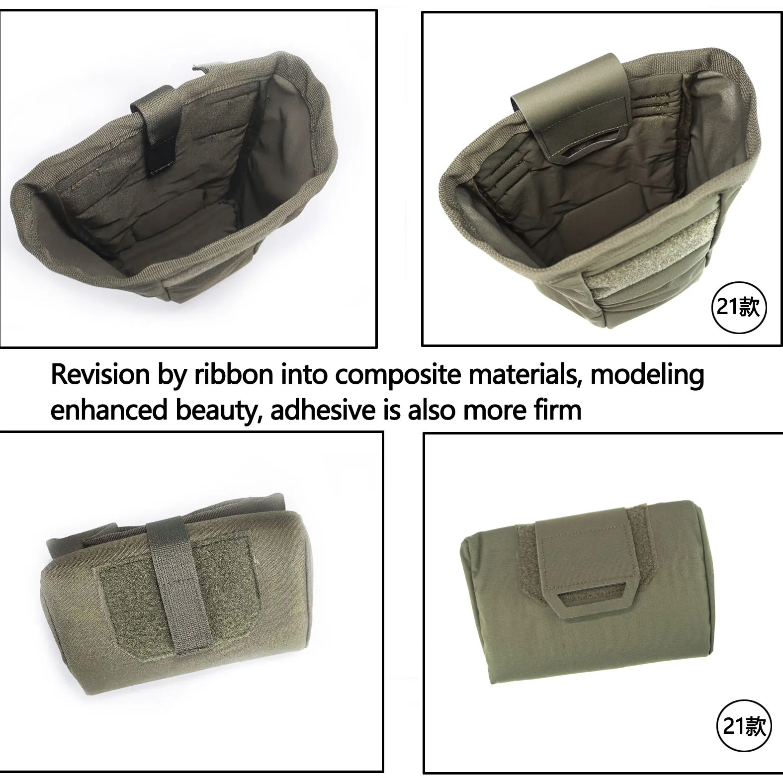 DMGear-subpaquete táctico de diseño Original Molle, paquete lateral, bolsa de reciclaje, bolsa de comestibles, caza táctica al aire libre para hombres y mujeres - imagen 4
