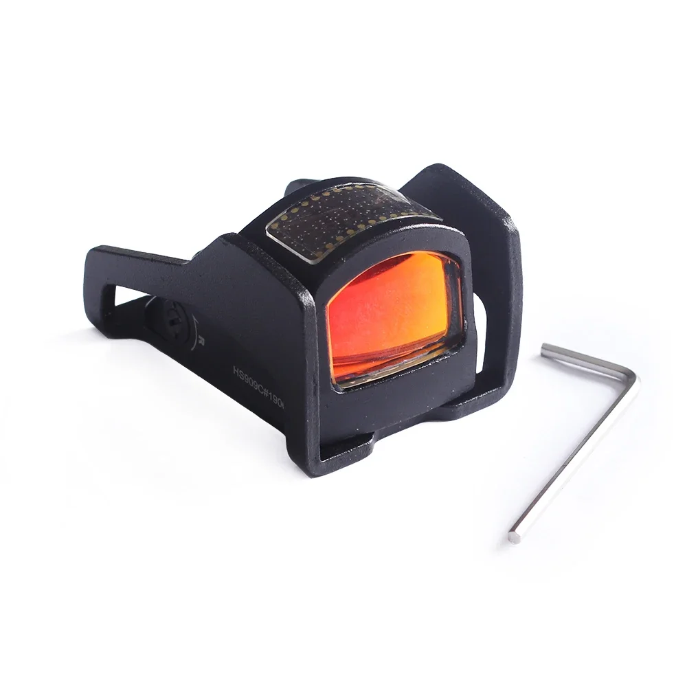 Colimador óptico táctico para caza, mira Solar 2 MOA, reflejo holográfico, mira de punto rojo con soportes para rieles de 20mm - imagen 2