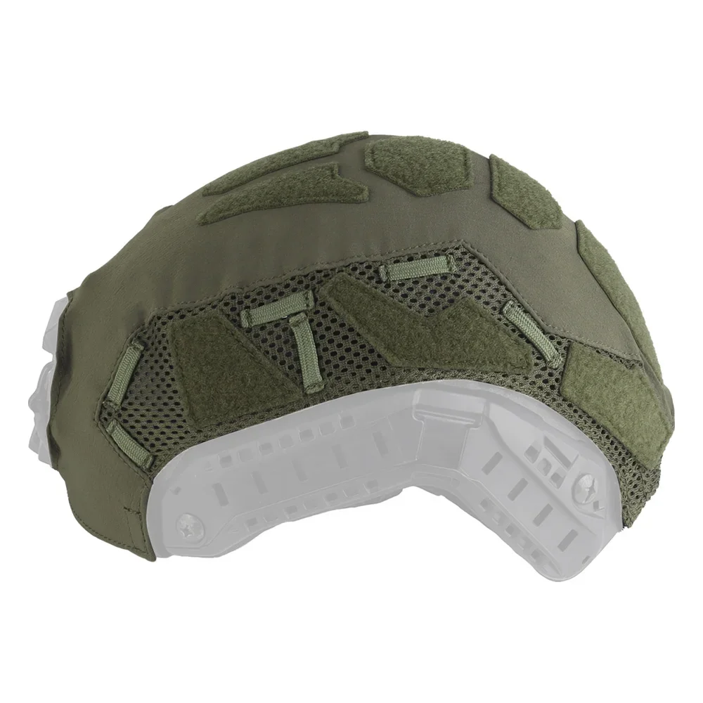 Cubierta de casco rápido táctico SF, tela de casco de corte súper alto para caza al aire libre, Airsoft, Paintball, accesorios protectores para casco de ciclismo - imagen 3
