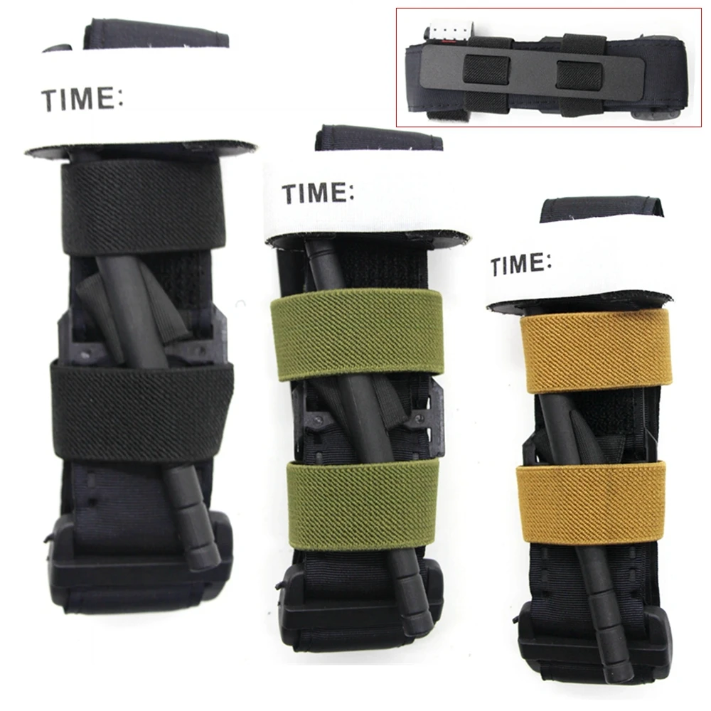 Soporte elástico MOLLE para torniquete exterior – kit emergencia