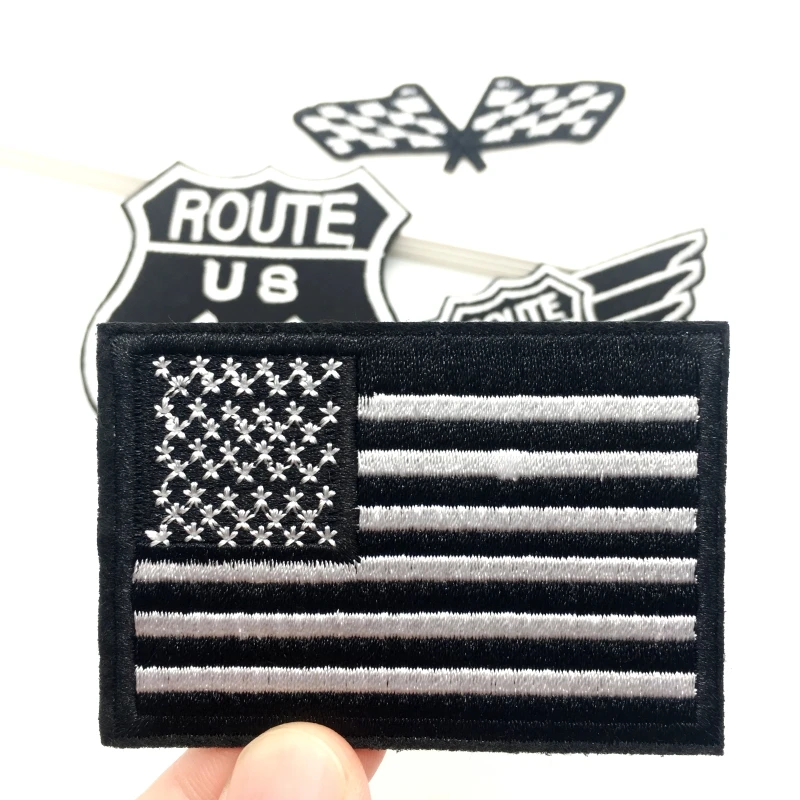 Parches bordados de 4 piezas, apliques para ropa, DIY, para planchar, accesorios para chaqueta vaquera - imagen 5