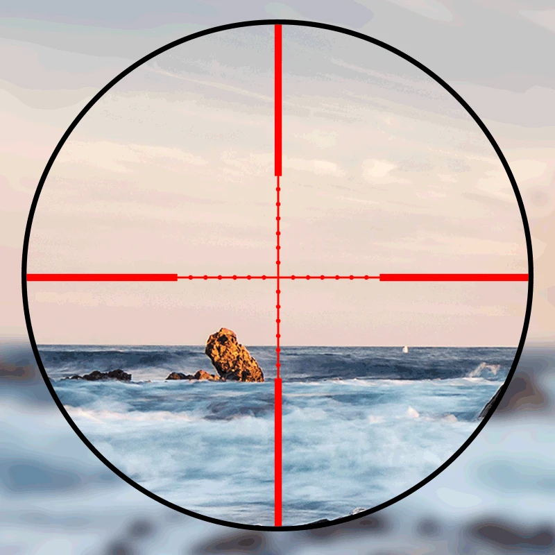 RU DIANA-mira telescópica óptica para Rifle de caza, equipo de francotirador con punto rojo y verde, 2-7X20 - imagen 3