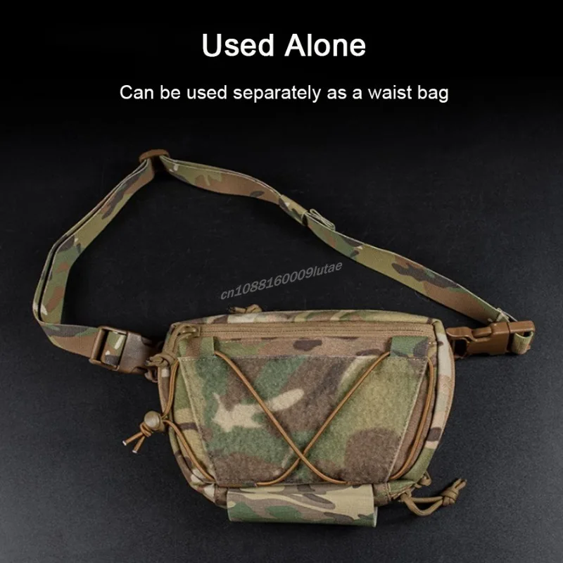 Bolsa Raid, portador de placa táctica, bolsa colgante Sub Abdominal, bolso de hombro, Airsoft, caza, vientre, organizador IFAK, bolsillo - imagen 3