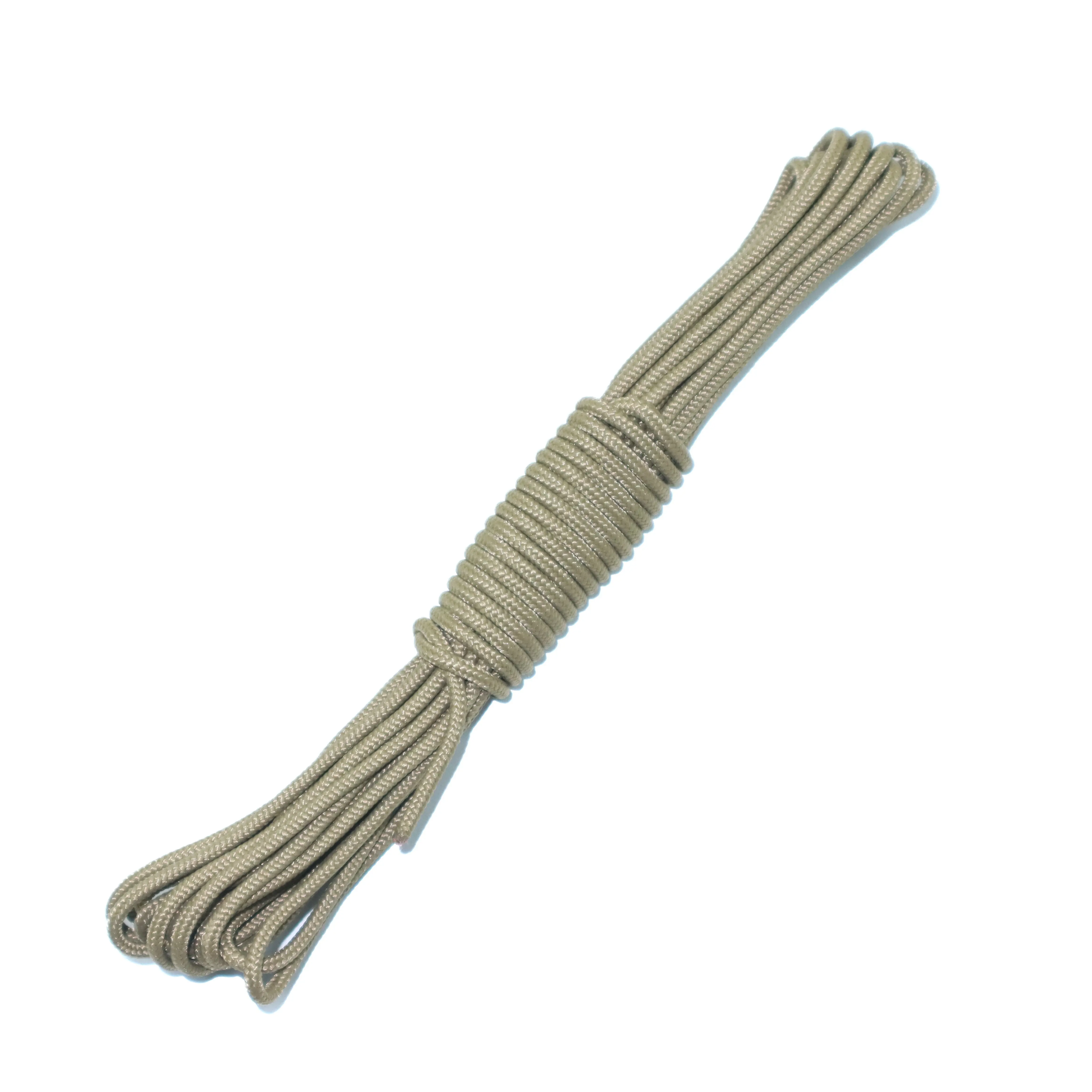 Cordón de bloqueo positivo de nailon retardante táctico de 5 yardas, cuerda para paraguas, cuerda para atar la cabeza con cremallera DIY para chaleco, mochila con bolsillo para el vientre - imagen 3