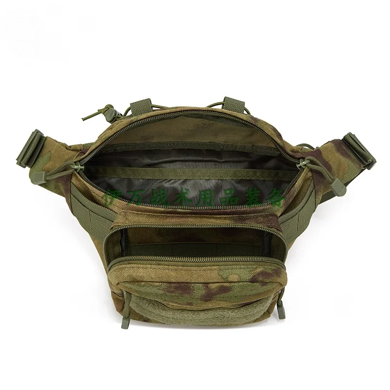 Riñonera multifuncional 1000D impermeable Fg Green Ruins camuflaje al aire libre Camping bicicleta Maratón - imagen 4