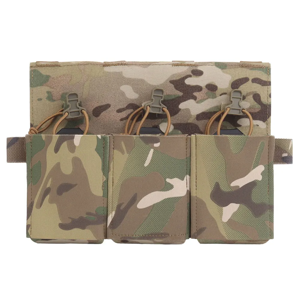 Bolsa táctica triple cargador MOLLE para rifle M4 AR-15 5,56/7,62
