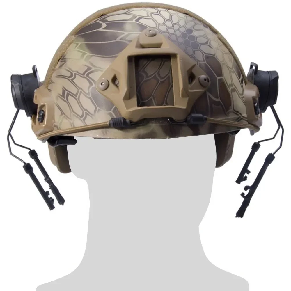 SINAIRSOFT-soporte de auriculares tácticos, conjunto de adaptador de riel de arco de casco, serie Comtac II, auriculares militares con cancelación de ruido - imagen 2