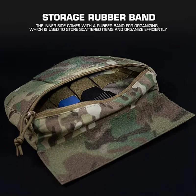 Bolsa táctica FCPC V5, bolsa de administrador colgante con Panel de gancho y bucle para chaleco táctico, aparejo de pecho, portador de placa, equipo táctico - imagen 5