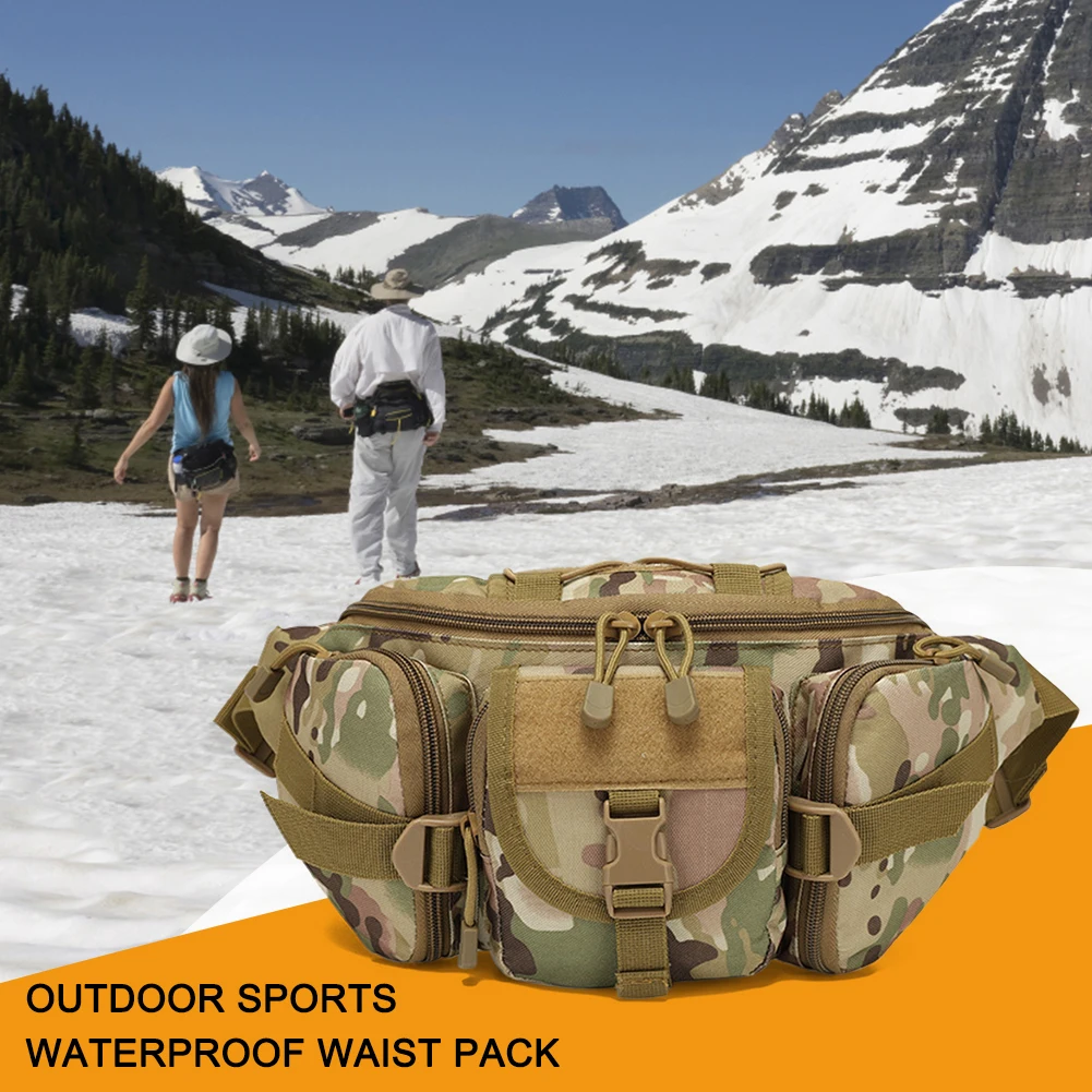 Riñonera de alta calidad para deportes al aire libre, riñonera multiusos para acampar, senderismo, viajar, correr, pescar - imagen 2