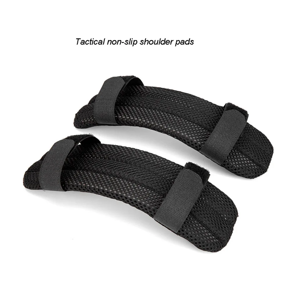 Conjunto de 1 par de chaleco táctico, almohadillas para correa de hombro, mochila para exteriores, cojín de malla transpirable, hombrera para chaleco de caza FCPC/JPC - imagen 3