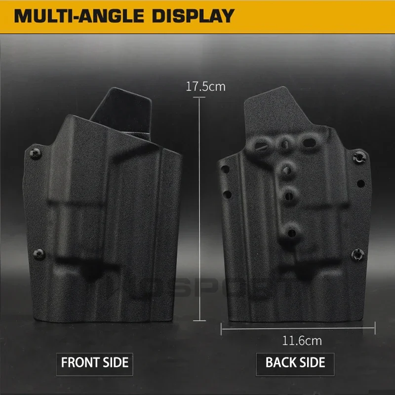 OWB Kydex-funda para pistola Sig Sauer P226, soporte para pistola, funda para muslo con pierna caída y funda para linterna X300, accesorio de caza - imagen 2