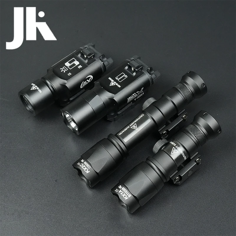 Equipo táctico Surefi X300 X300U M300 M600C M600B pistola de Metal luz LED estroboscópica compatible con riel de 20mm Airsoft AR15 linterna de caza - imagen 3