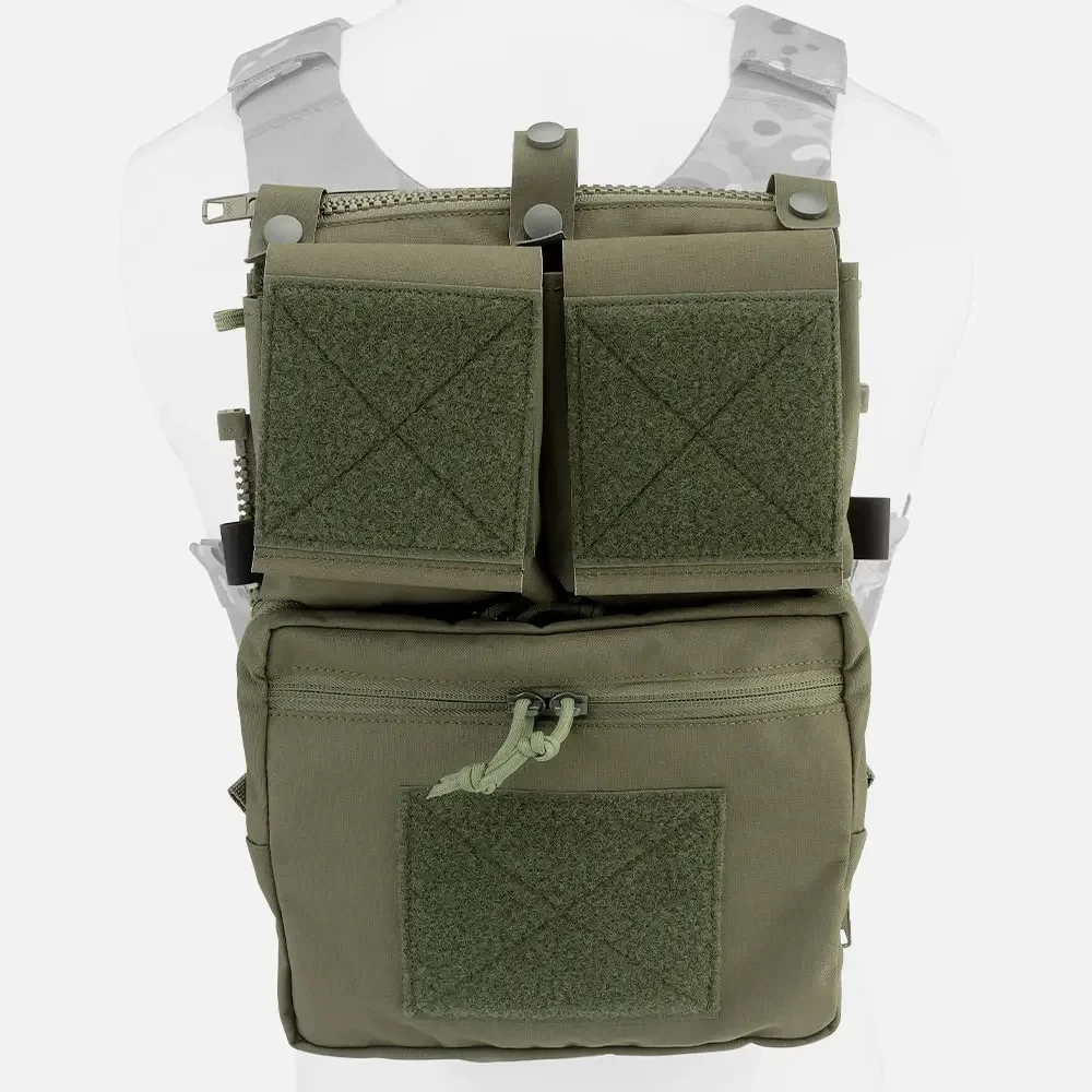 Chaleco LV119 para exteriores, portador de placa, mochila, Panel trasero de asalto, núcleo para Mag/Map/almacenamiento de agua, bolsa grande, equipo Airsoft de caza - imagen 5
