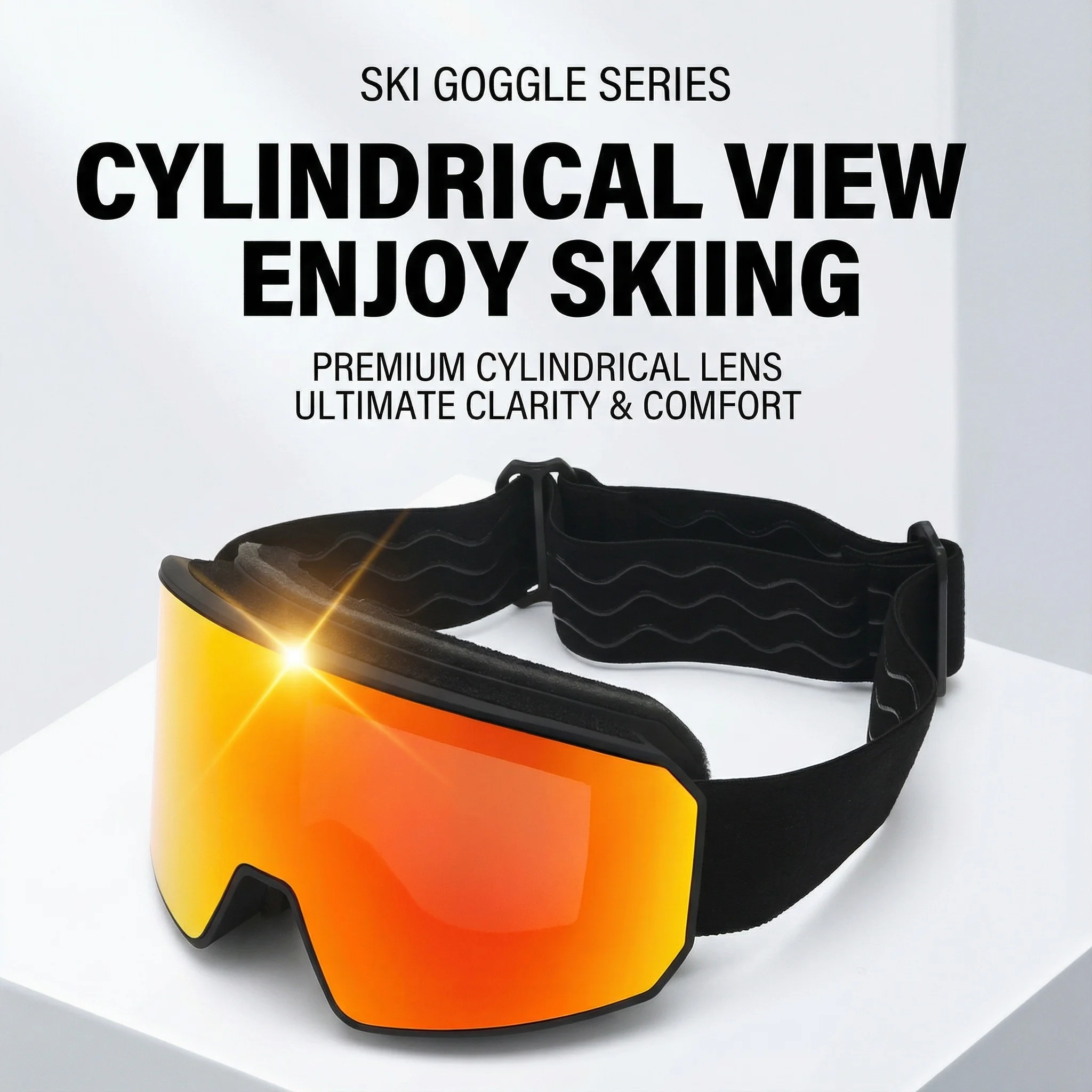 JSJM nuevo profesional HD doble capa antiniebla gafas de esquí para adultos moto de nieve UV400 gafas para deportes al aire libre nieve Snowboard gafas - imagen 3