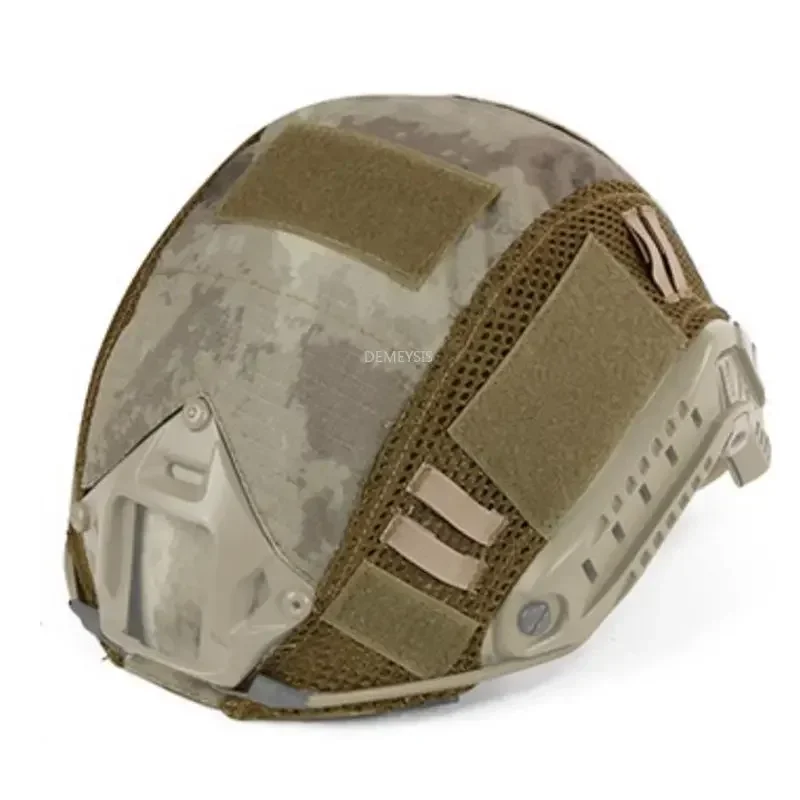 Funda táctica para casco rápido MH PJ BJ tipo camuflaje Airsoft cascos accesorios de tela - imagen 4