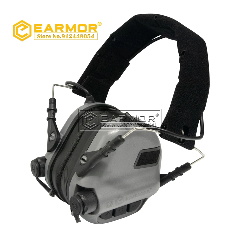 EARMOR táctico M31 auriculares MOD4 liquidación de ruido Protector auditivo orejeras auriculares de tiro NRR22db-Cadet gris - imagen 4