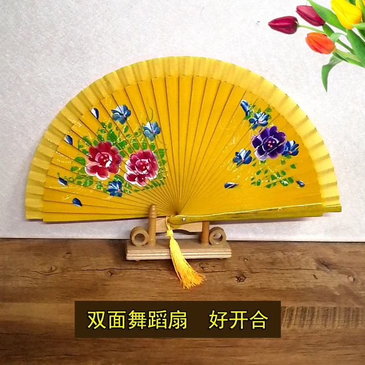Abanico de baile elegante estilo tradicional cheongsam para mujer - imagen 4