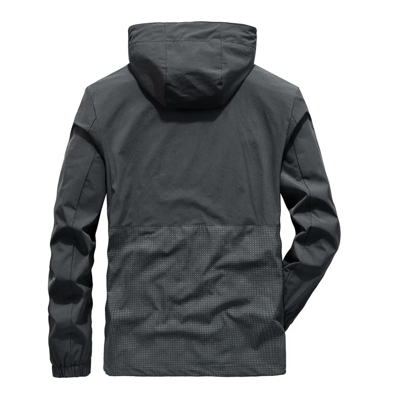 Chaqueta resistente a cortes para hombre, ropa de seguridad informal de moda ligera táctica para policía Fbi resistente a salpicaduras - imagen 3